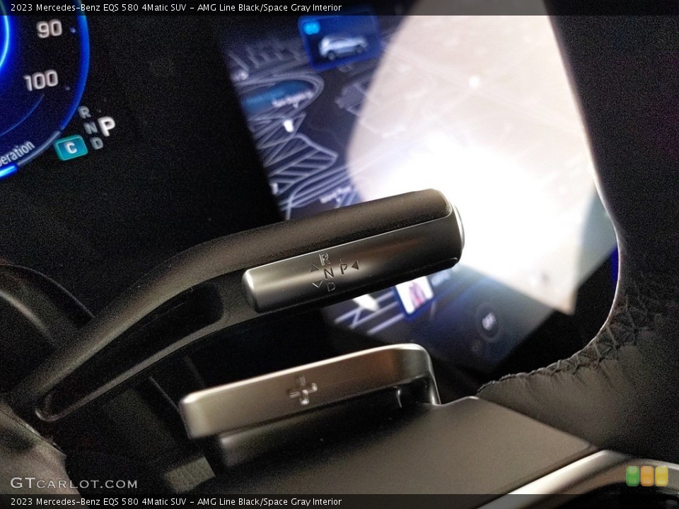 AMG Line Black/Space Gray Interior Transmission for the 2023 Mercedes-Benz EQS 580 4Matic SUV #145859263