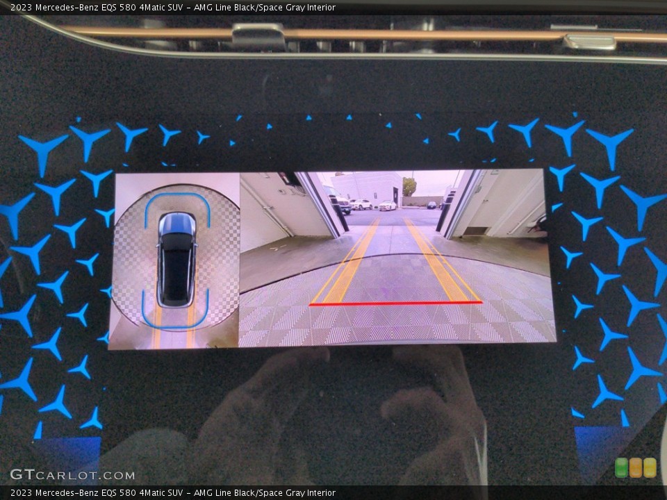 AMG Line Black/Space Gray Interior Controls for the 2023 Mercedes-Benz EQS 580 4Matic SUV #145859353