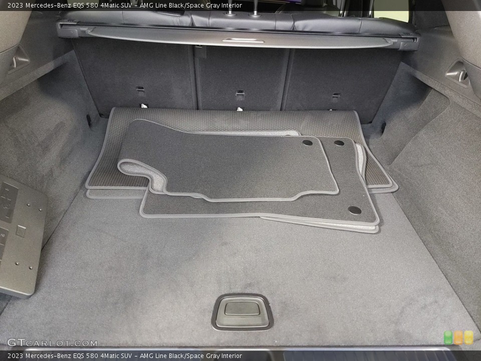 AMG Line Black/Space Gray Interior Trunk for the 2023 Mercedes-Benz EQS 580 4Matic SUV #145859506