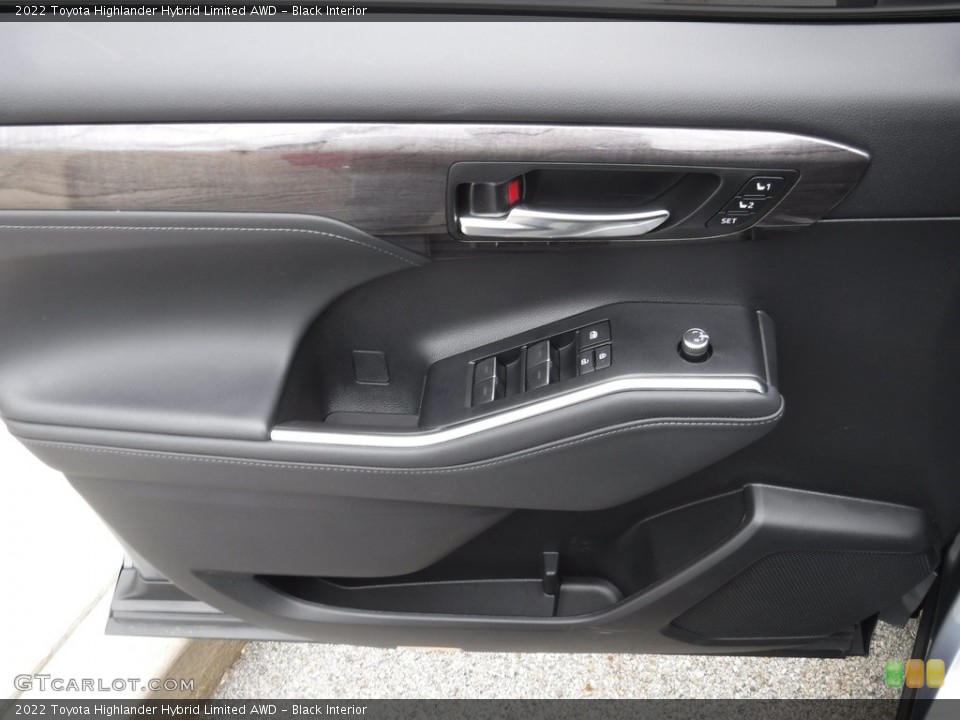 Black Interior Door Panel for the 2022 Toyota Highlander Hybrid Limited AWD #145860127