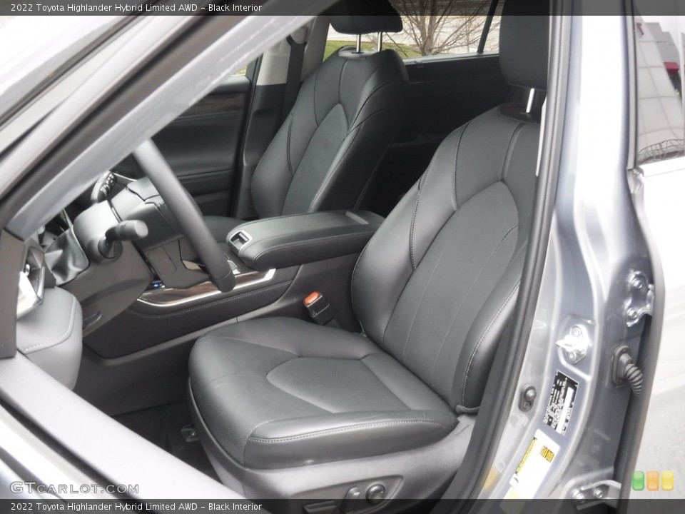 Black Interior Front Seat for the 2022 Toyota Highlander Hybrid Limited AWD #145860235