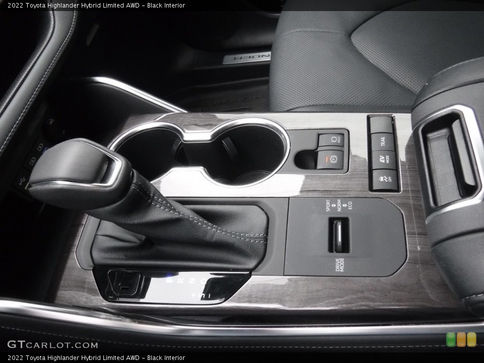 Black Interior Transmission for the 2022 Toyota Highlander Hybrid Limited AWD #145860262