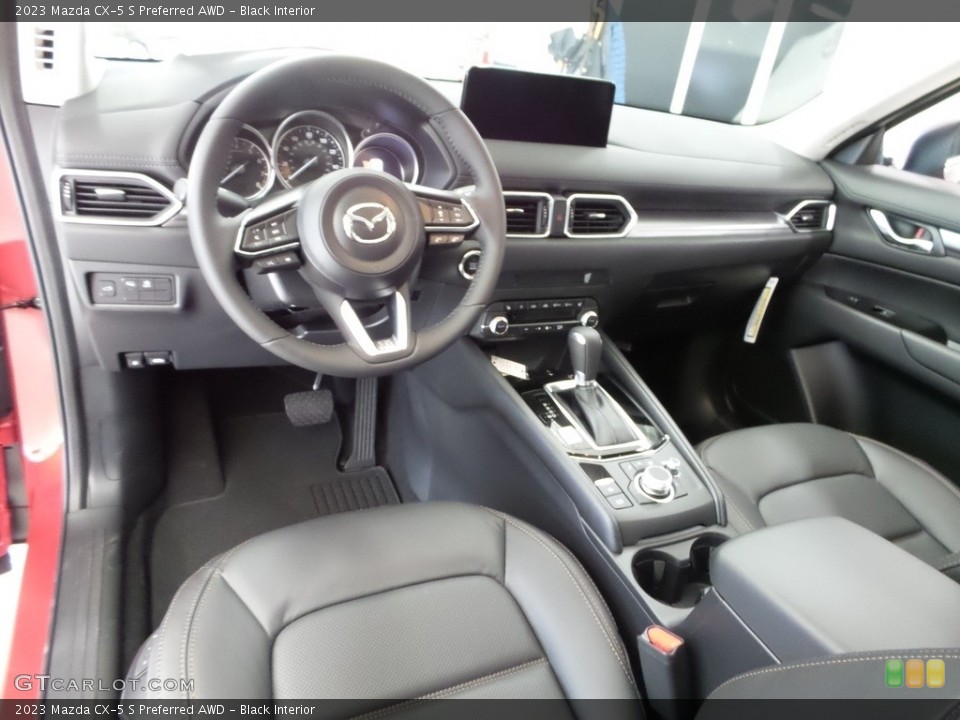Black Interior Photo for the 2023 Mazda CX-5 S Preferred AWD #145860463