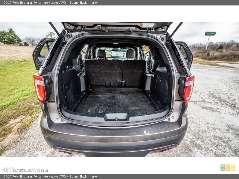 Ebony Black Interior Trunk for the 2017 Ford Explorer Police Interceptor AWD #145861351