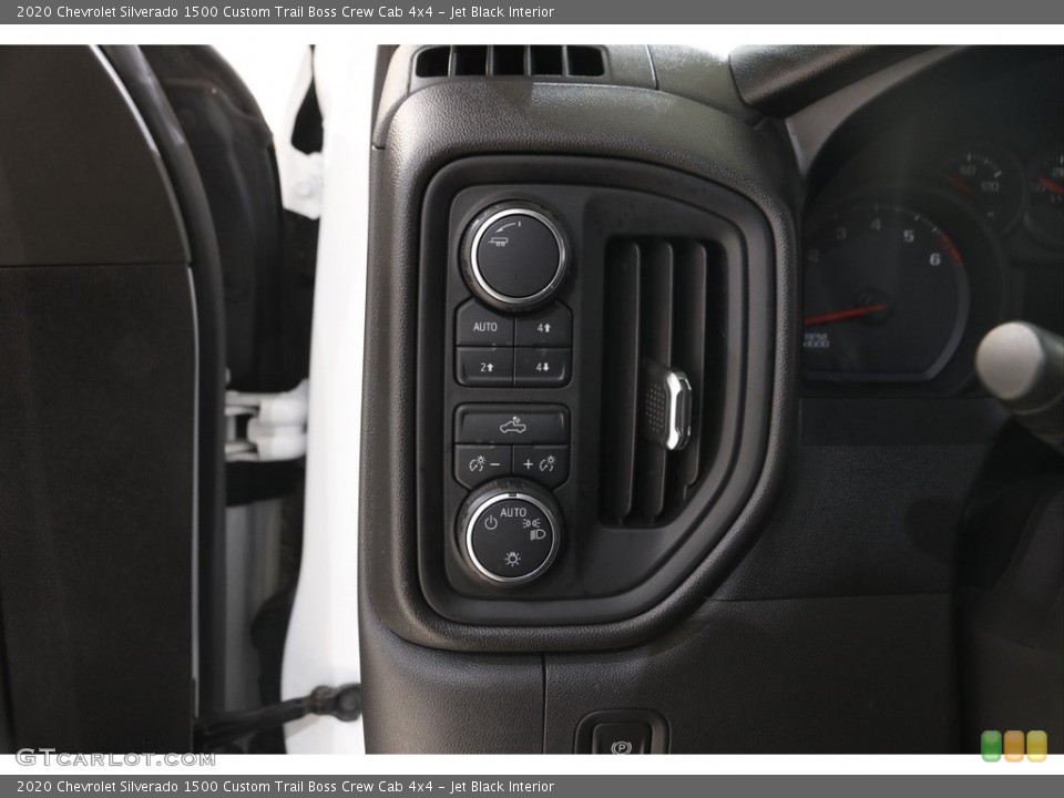 Jet Black Interior Controls for the 2020 Chevrolet Silverado 1500 Custom Trail Boss Crew Cab 4x4 #145862488