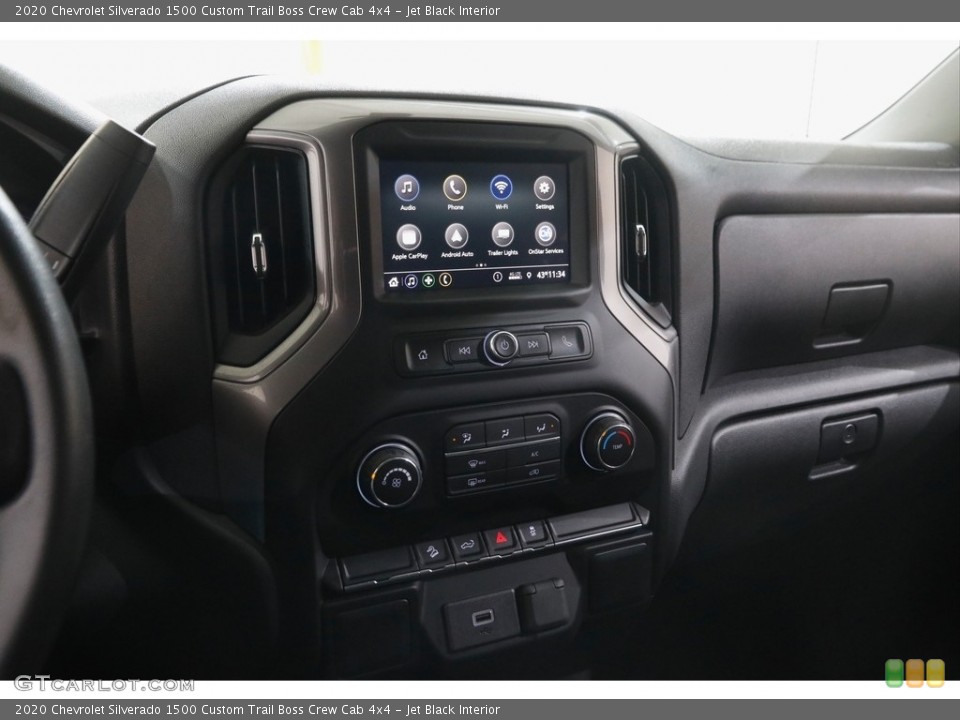 Jet Black Interior Controls for the 2020 Chevrolet Silverado 1500 Custom Trail Boss Crew Cab 4x4 #145862569