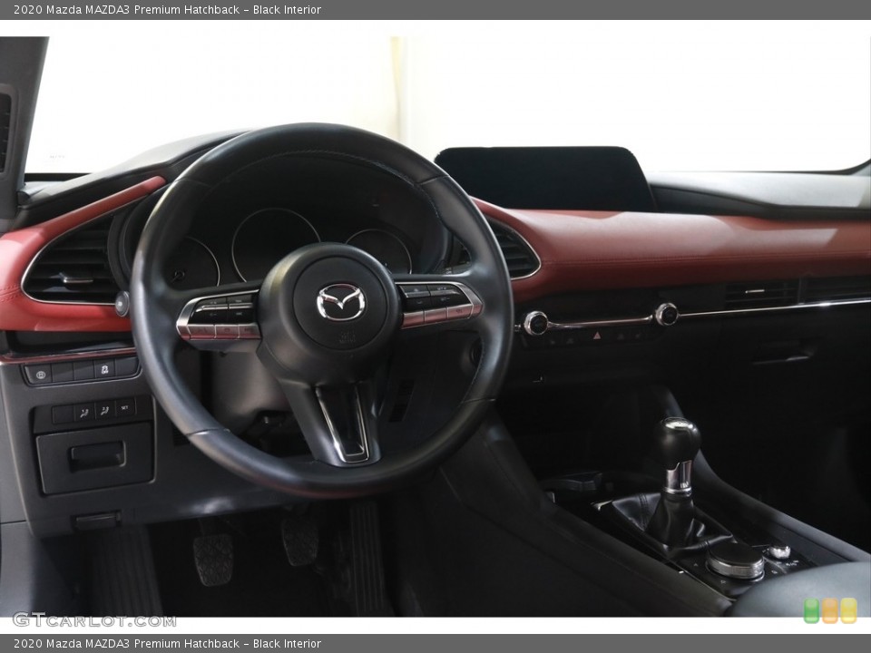 Black Interior Dashboard for the 2020 Mazda MAZDA3 Premium Hatchback #145862623