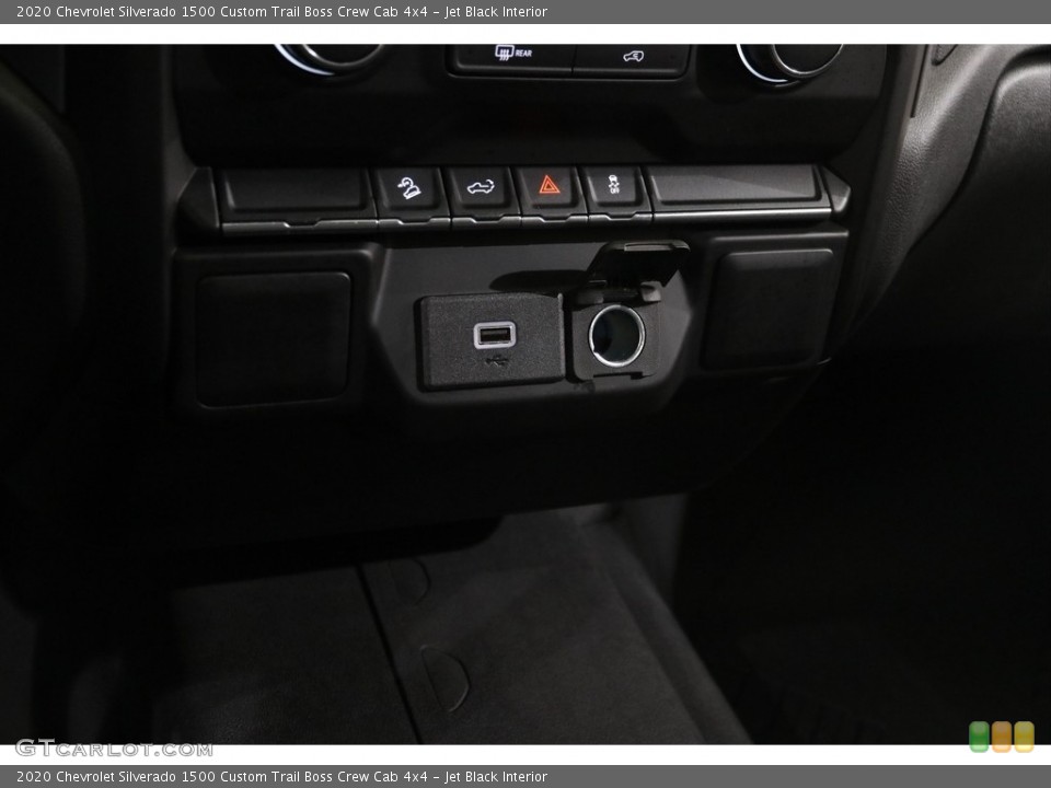 Jet Black Interior Controls for the 2020 Chevrolet Silverado 1500 Custom Trail Boss Crew Cab 4x4 #145862653