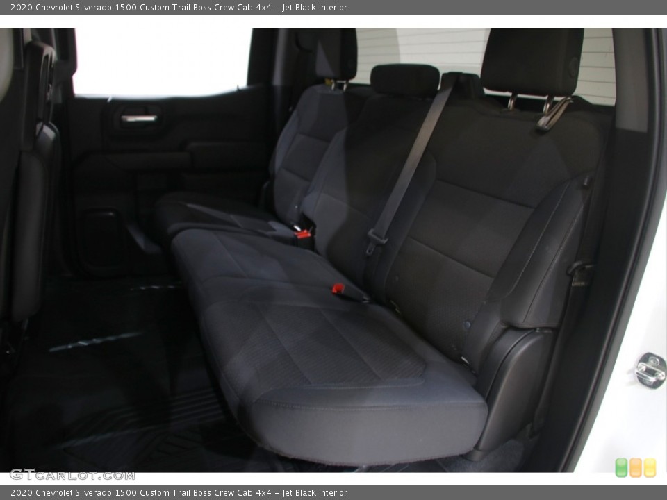 Jet Black Interior Rear Seat for the 2020 Chevrolet Silverado 1500 Custom Trail Boss Crew Cab 4x4 #145862743