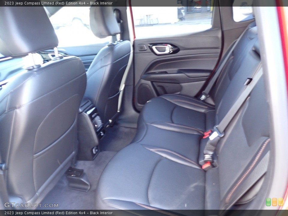 Black Interior Rear Seat for the 2023 Jeep Compass Limited (Red) Edition 4x4 #145863763