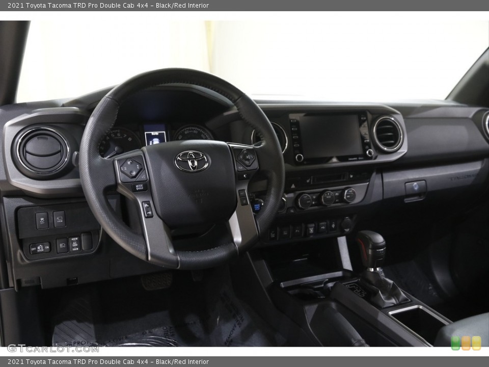 Black/Red Interior Dashboard for the 2021 Toyota Tacoma TRD Pro Double Cab 4x4 #145864837