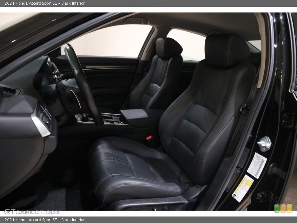 Black Interior Front Seat for the 2021 Honda Accord Sport SE #145864960