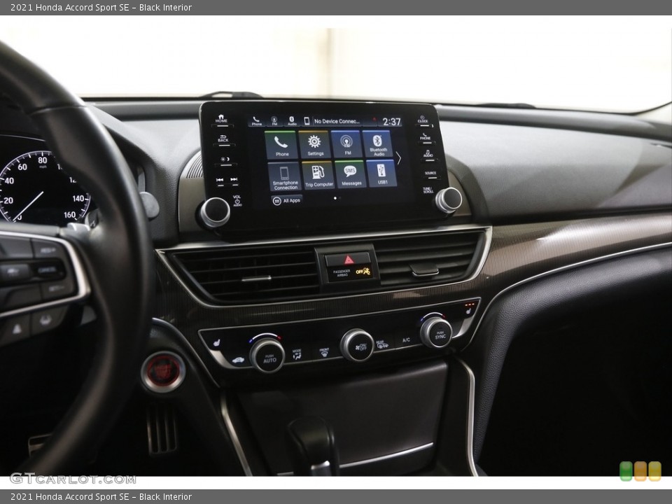 Black Interior Controls for the 2021 Honda Accord Sport SE #145864993