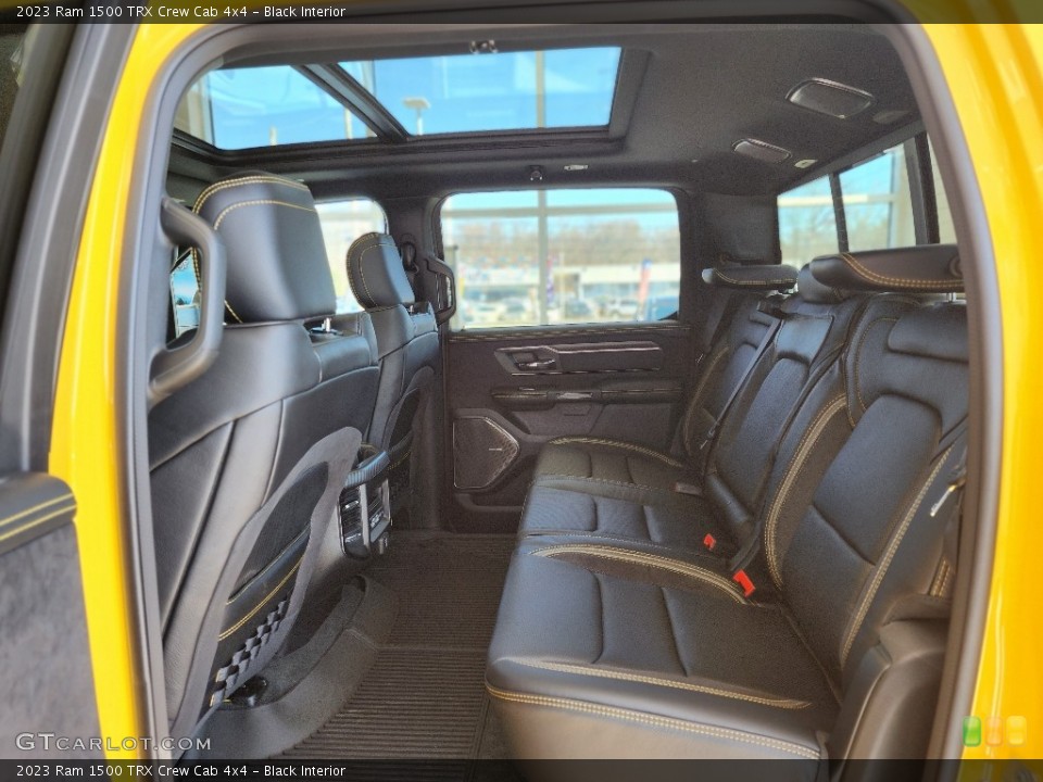 Black Interior Rear Seat for the 2023 Ram 1500 TRX Crew Cab 4x4 #145865296