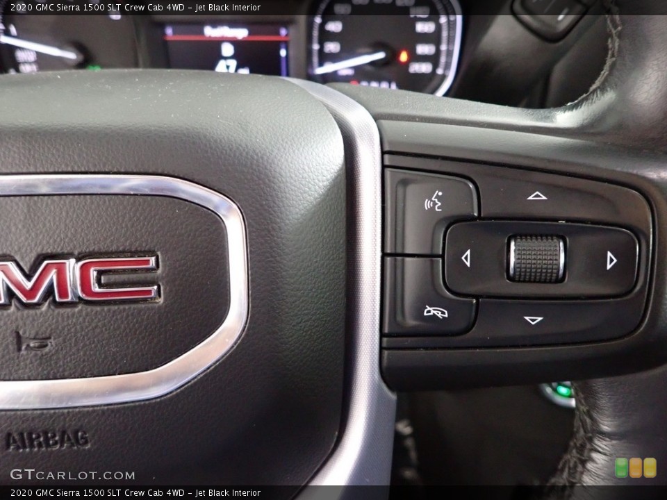 Jet Black Interior Steering Wheel for the 2020 GMC Sierra 1500 SLT Crew Cab 4WD #145865626