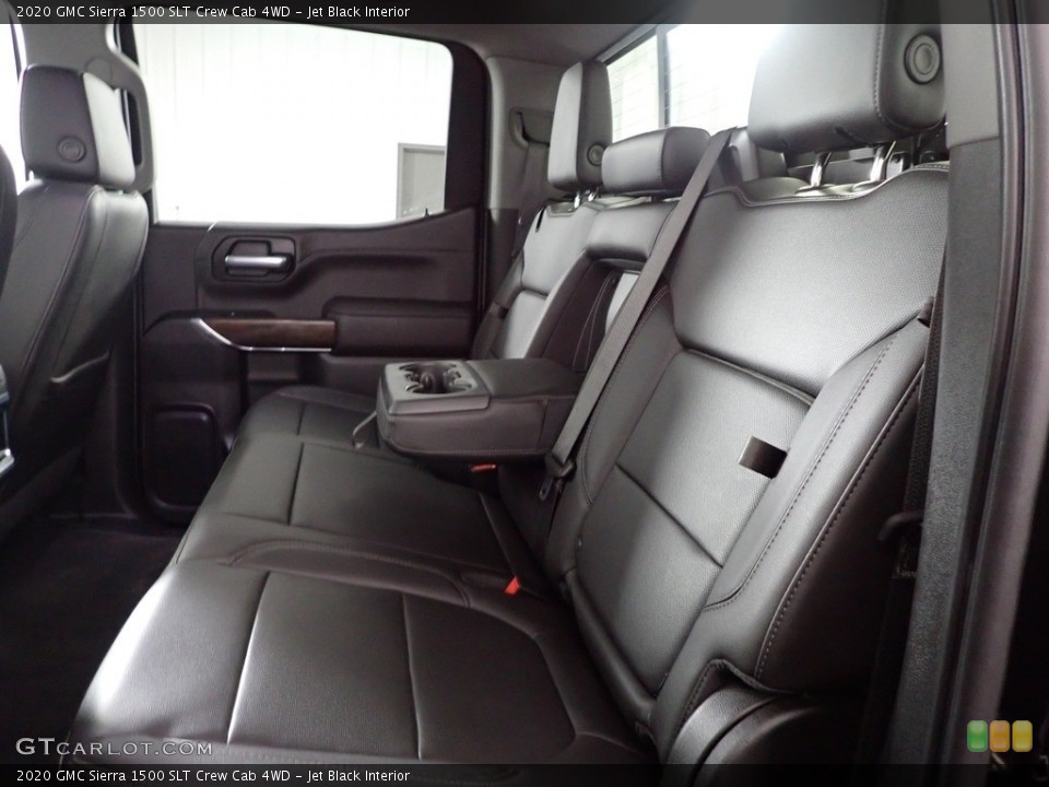 Jet Black Interior Rear Seat for the 2020 GMC Sierra 1500 SLT Crew Cab 4WD #145865674
