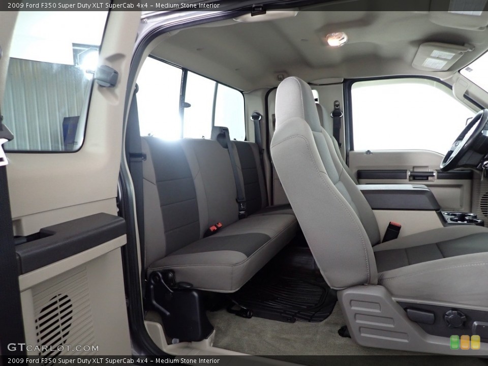 Medium Stone Interior Rear Seat for the 2009 Ford F350 Super Duty XLT SuperCab 4x4 #145865809