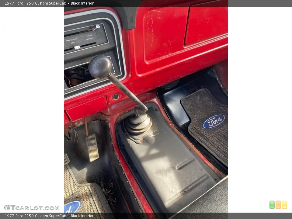 Black Interior Transmission for the 1977 Ford F250 Custom SuperCab #145866277