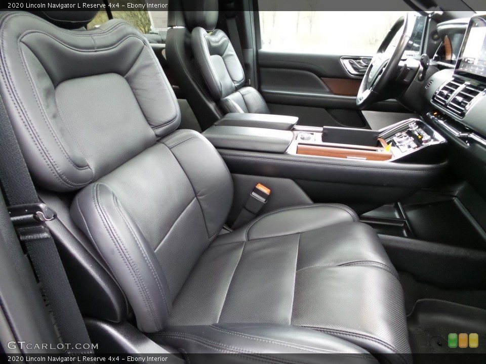 Ebony Interior Front Seat for the 2020 Lincoln Navigator L Reserve 4x4 #145866367