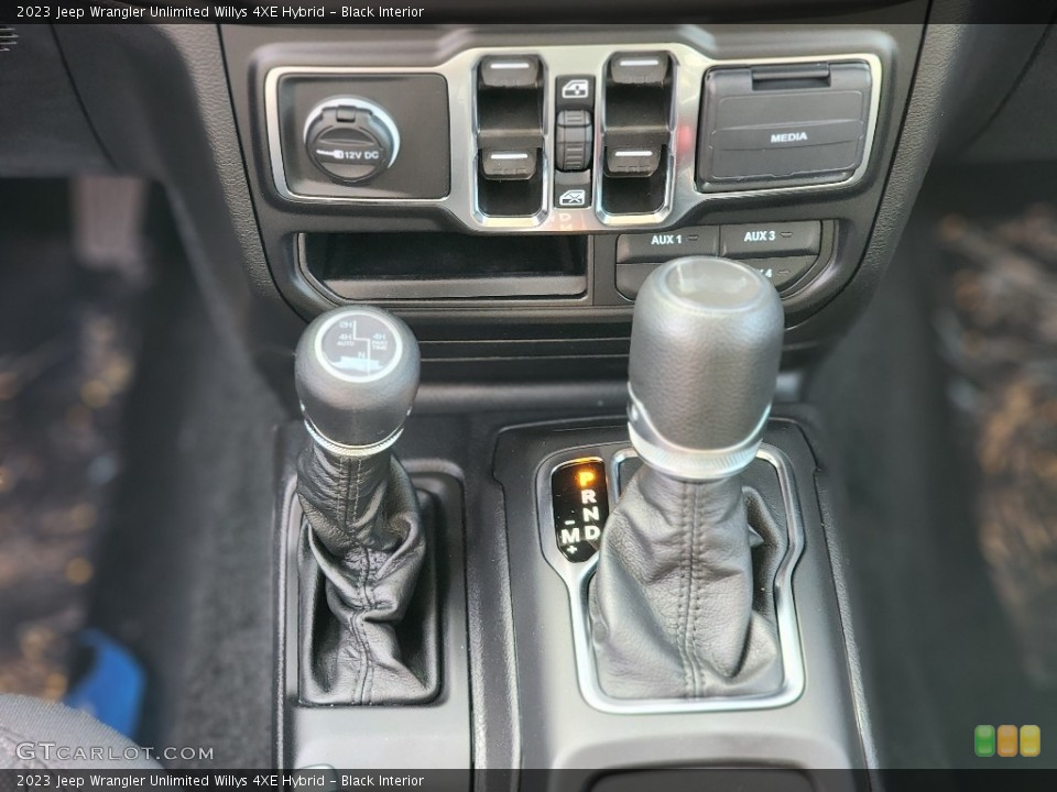 Black Interior Transmission for the 2023 Jeep Wrangler Unlimited Willys 4XE Hybrid #145866382
