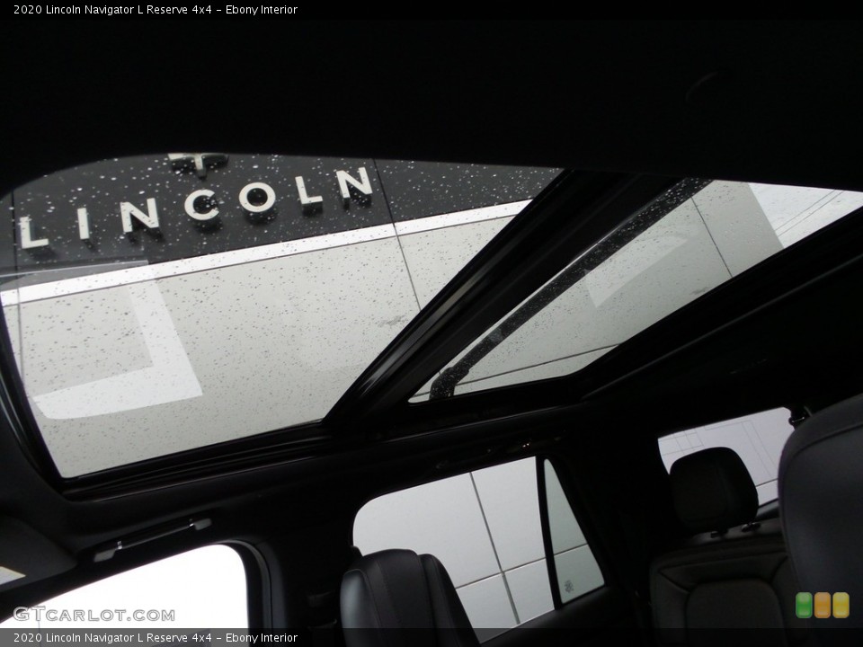 Ebony Interior Sunroof for the 2020 Lincoln Navigator L Reserve 4x4 #145866544