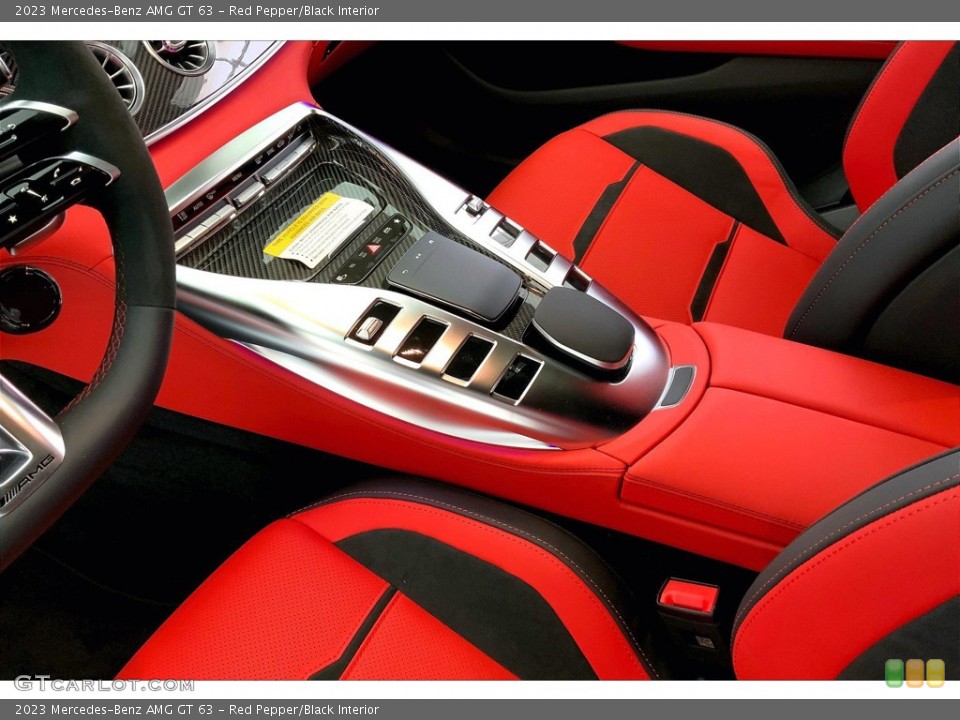 Red Pepper/Black Interior Front Seat for the 2023 Mercedes-Benz AMG GT 63 #145868232