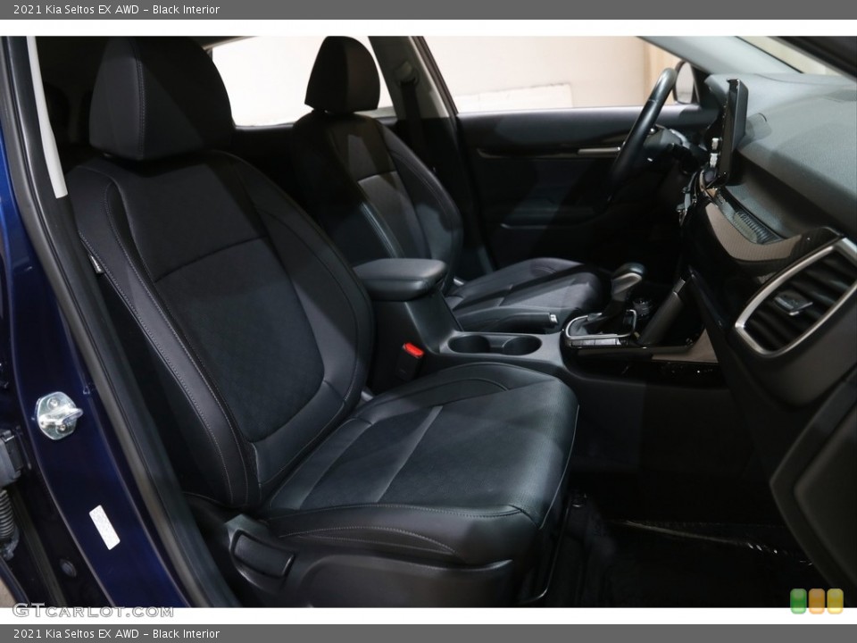 Black Interior Front Seat for the 2021 Kia Seltos EX AWD #145868479