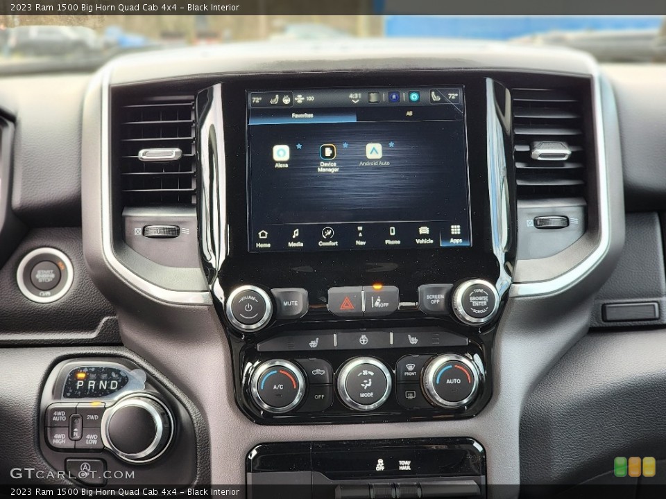 Black Interior Controls for the 2023 Ram 1500 Big Horn Quad Cab 4x4 #145868620