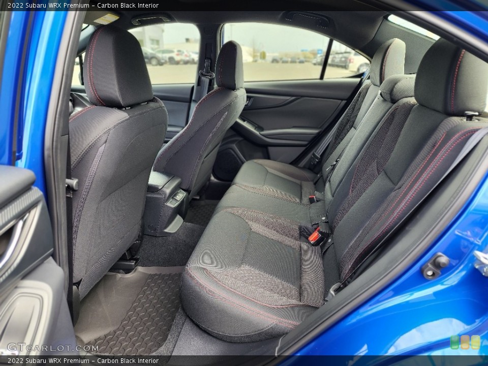 Carbon Black Interior Rear Seat for the 2022 Subaru WRX Premium #145868824