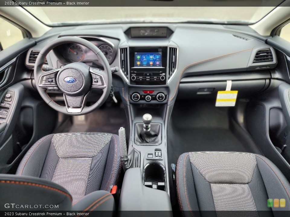 Black Interior Dashboard for the 2023 Subaru Crosstrek Premium #145869127