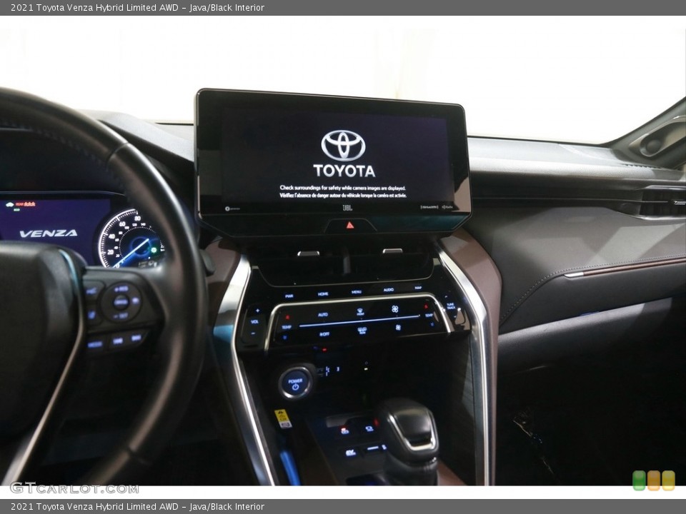 Java/Black Interior Controls for the 2021 Toyota Venza Hybrid Limited AWD #145869595