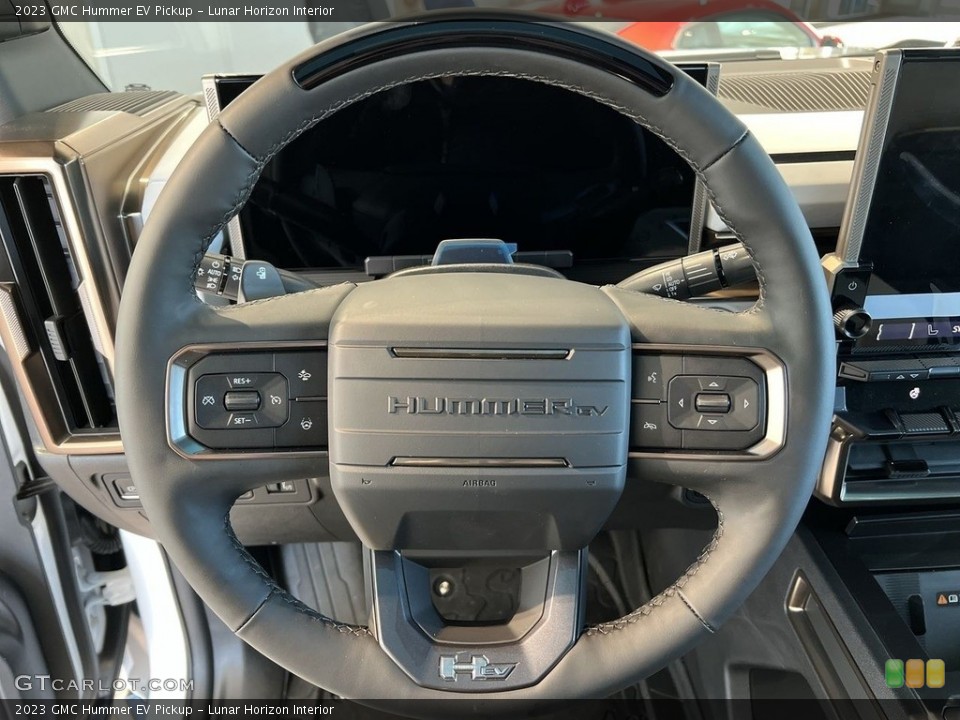 Lunar Horizon Interior Steering Wheel for the 2023 GMC Hummer EV Pickup #145870447