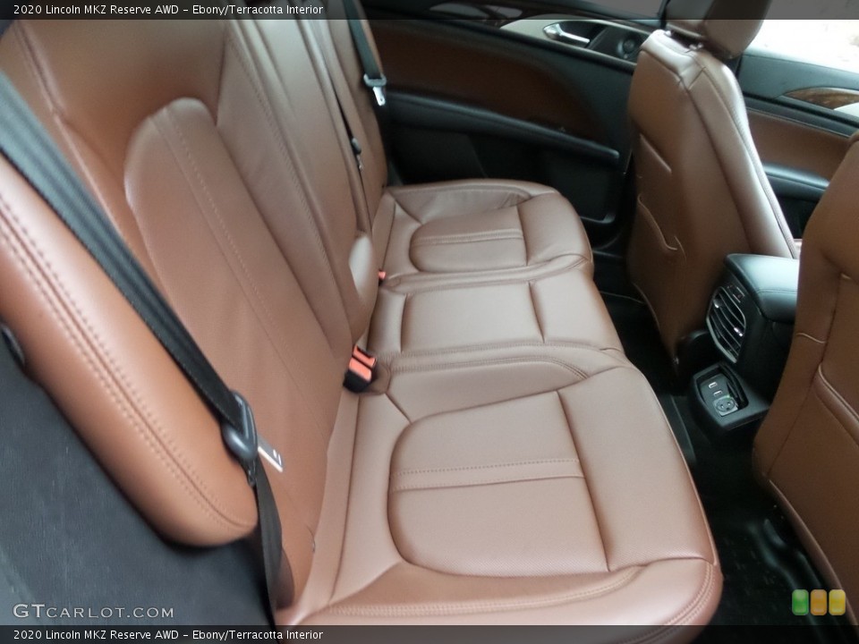 Ebony/Terracotta Interior Rear Seat for the 2020 Lincoln MKZ Reserve AWD #145871737