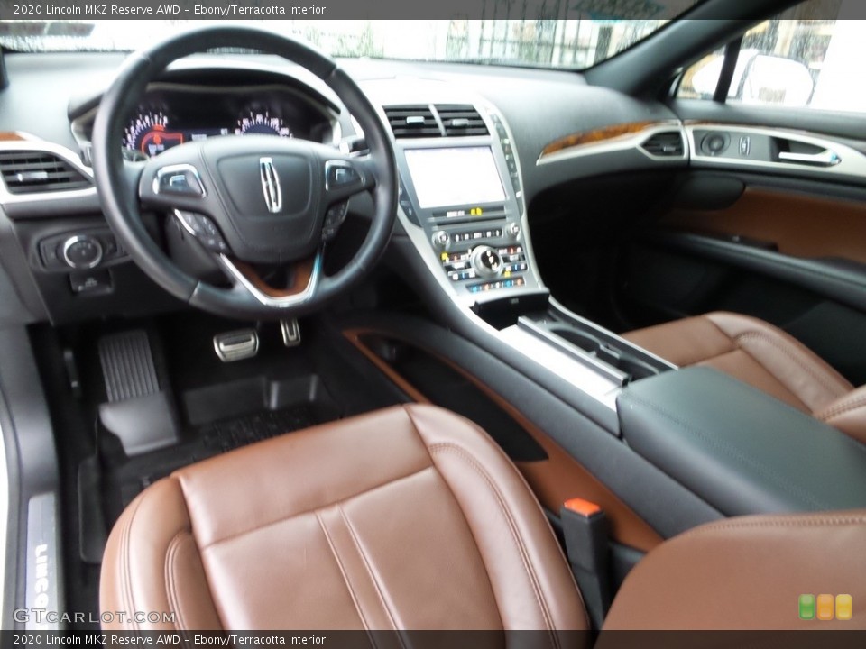 Ebony/Terracotta Interior Photo for the 2020 Lincoln MKZ Reserve AWD #145871770