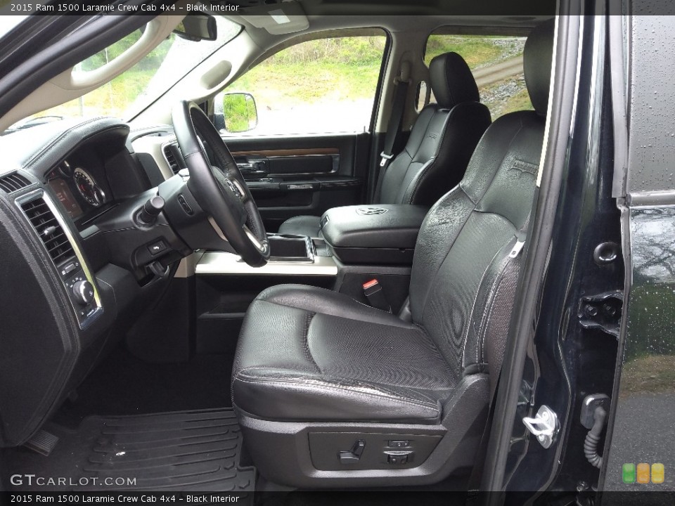 Black Interior Photo for the 2015 Ram 1500 Laramie Crew Cab 4x4 #145872319