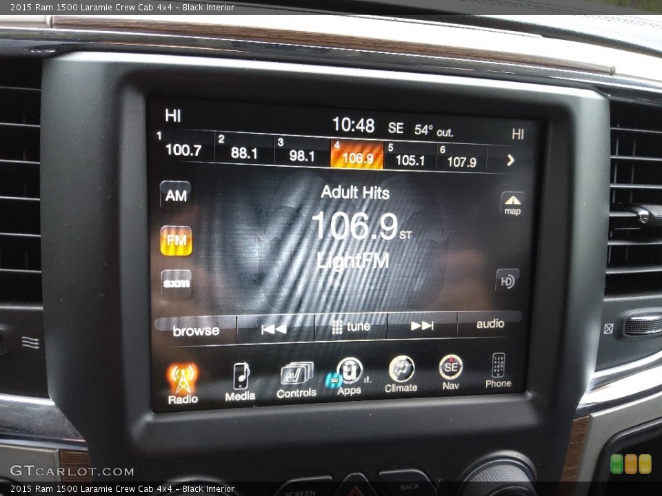 Black Interior Audio System for the 2015 Ram 1500 Laramie Crew Cab 4x4 #145872376