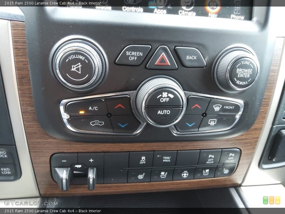 Black Interior Controls for the 2015 Ram 1500 Laramie Crew Cab 4x4 #145872391