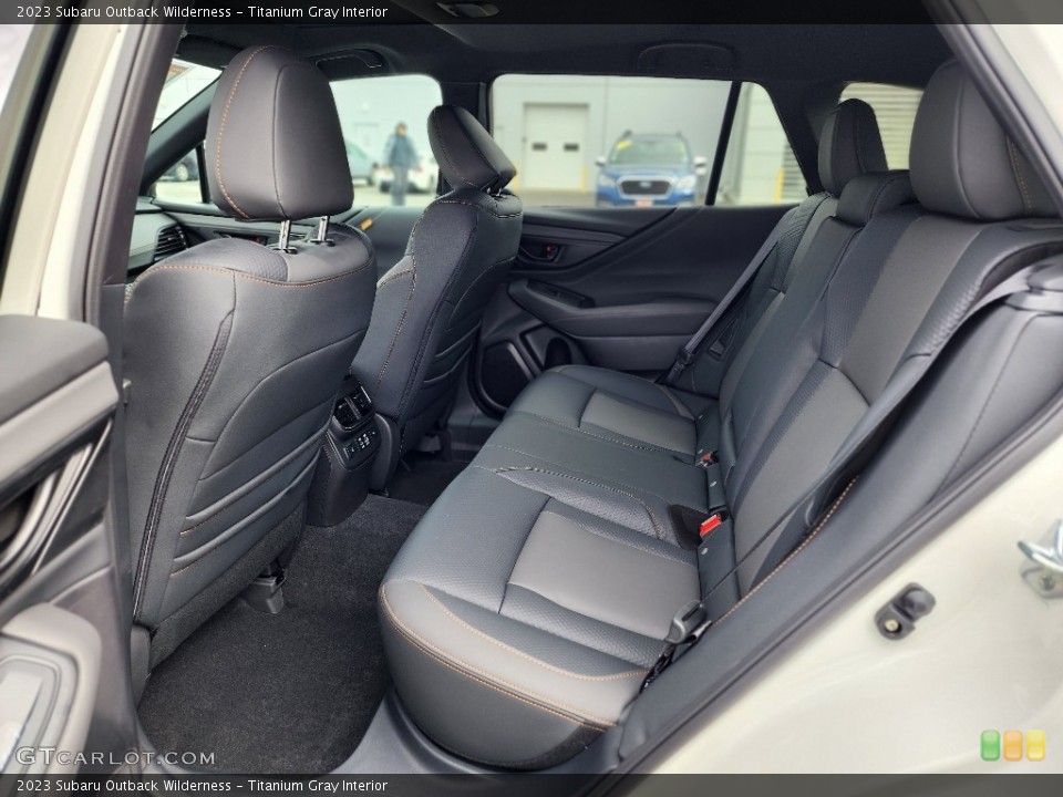 Titanium Gray Interior Rear Seat for the 2023 Subaru Outback Wilderness #145872758