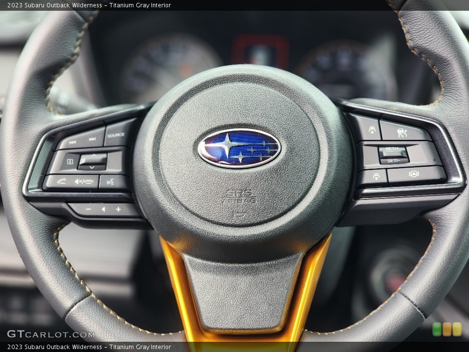 Titanium Gray Interior Steering Wheel for the 2023 Subaru Outback Wilderness #145872879