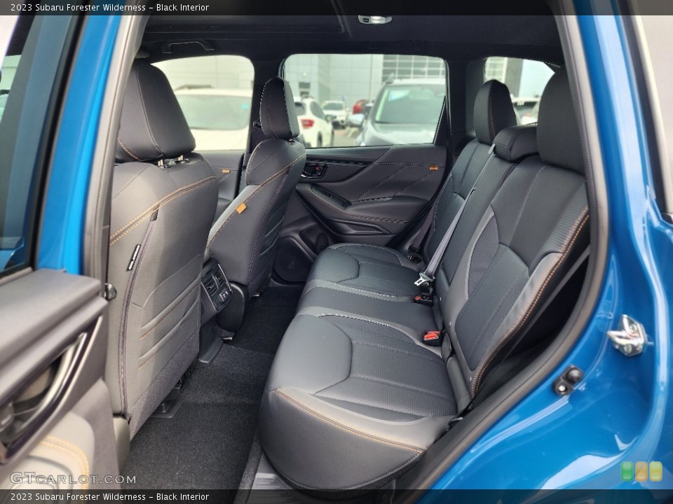 Black Interior Rear Seat for the 2023 Subaru Forester Wilderness #145873085