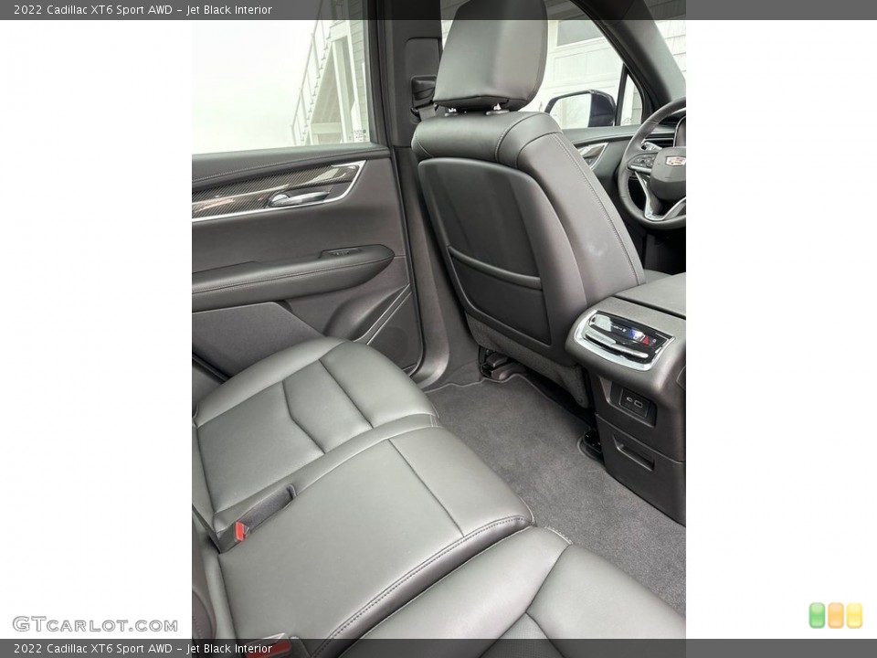 Jet Black Interior Rear Seat for the 2022 Cadillac XT6 Sport AWD #145873397