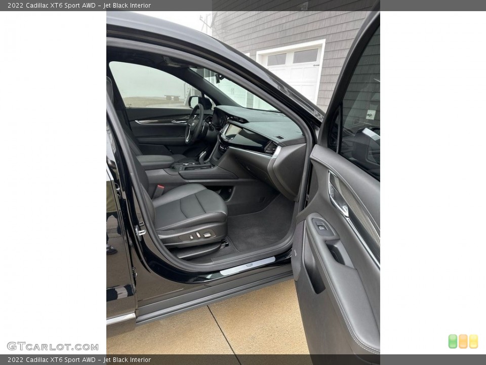 Jet Black Interior Front Seat for the 2022 Cadillac XT6 Sport AWD #145873448
