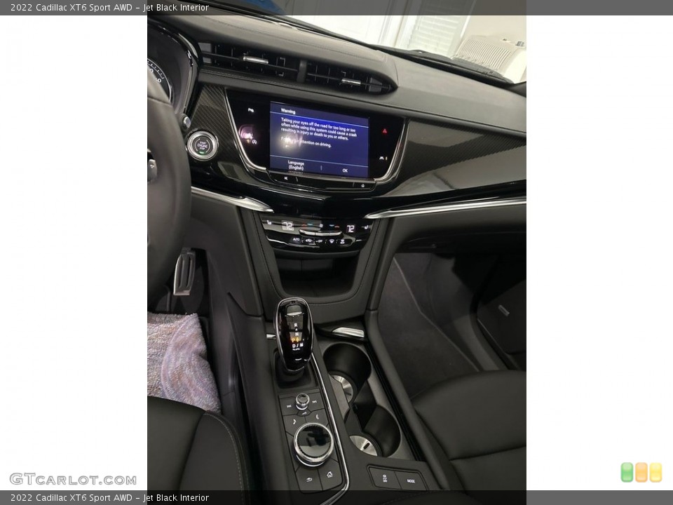 Jet Black Interior Controls for the 2022 Cadillac XT6 Sport AWD #145873514