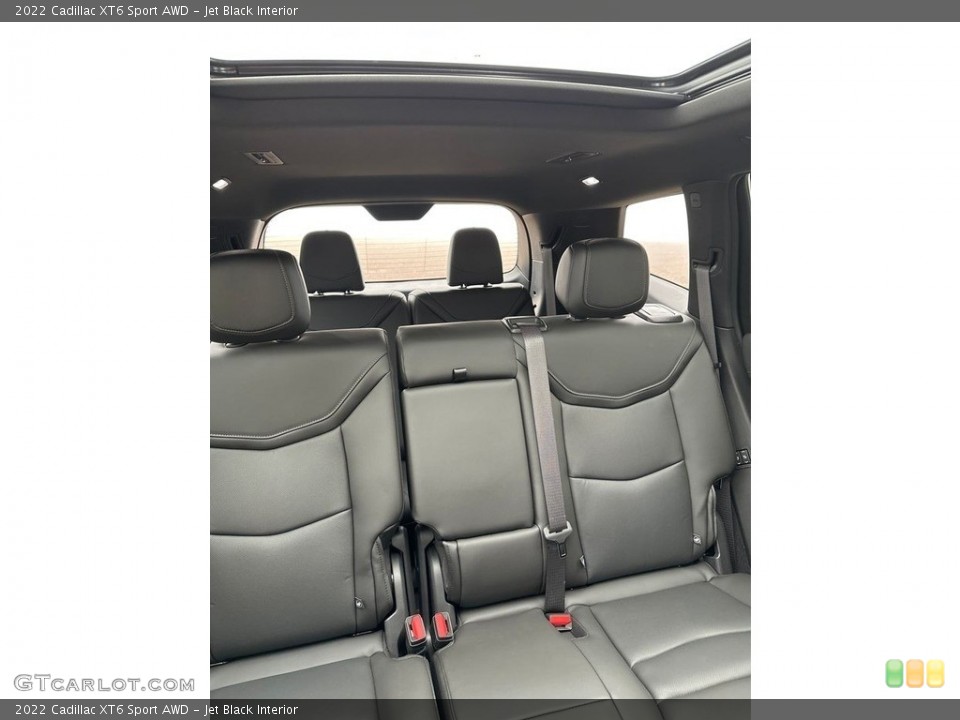 Jet Black Interior Rear Seat for the 2022 Cadillac XT6 Sport AWD #145873547