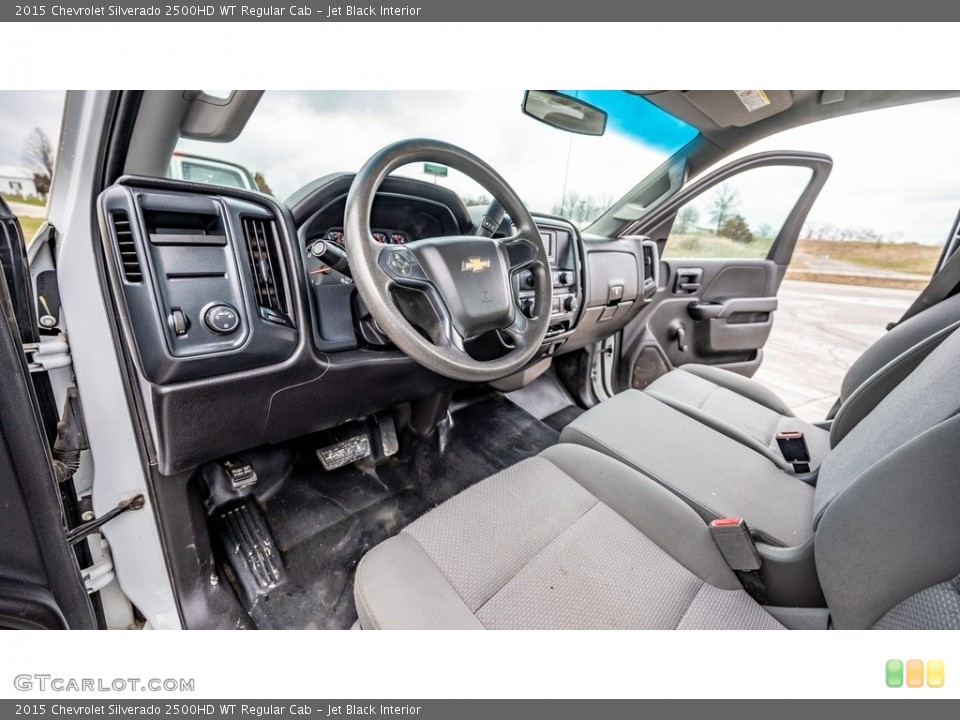 Jet Black Interior Photo for the 2015 Chevrolet Silverado 2500HD WT Regular Cab #145873553