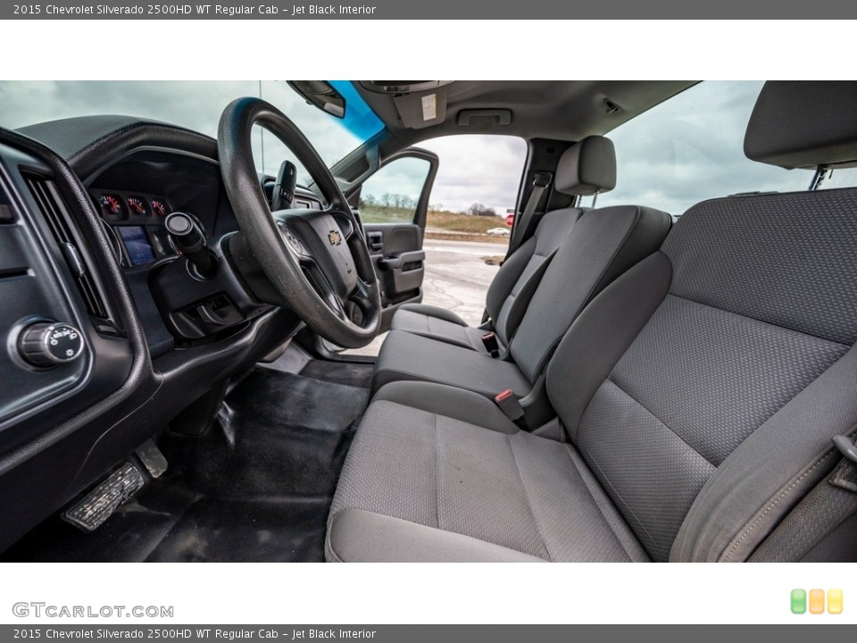 Jet Black Interior Front Seat for the 2015 Chevrolet Silverado 2500HD WT Regular Cab #145873562