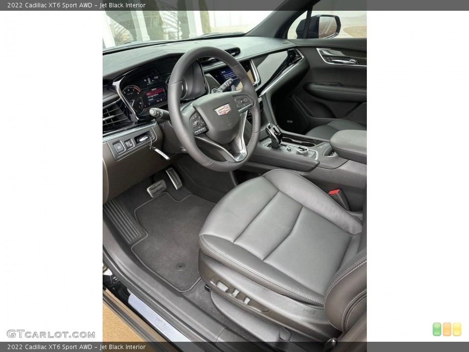 Jet Black 2022 Cadillac XT6 Interiors
