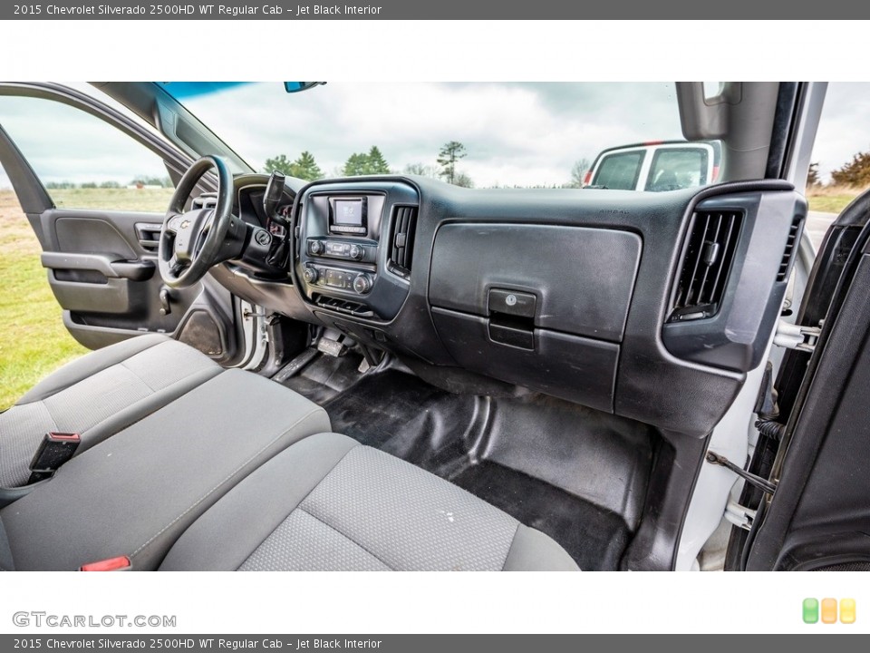 Jet Black Interior Dashboard for the 2015 Chevrolet Silverado 2500HD WT Regular Cab #145873613