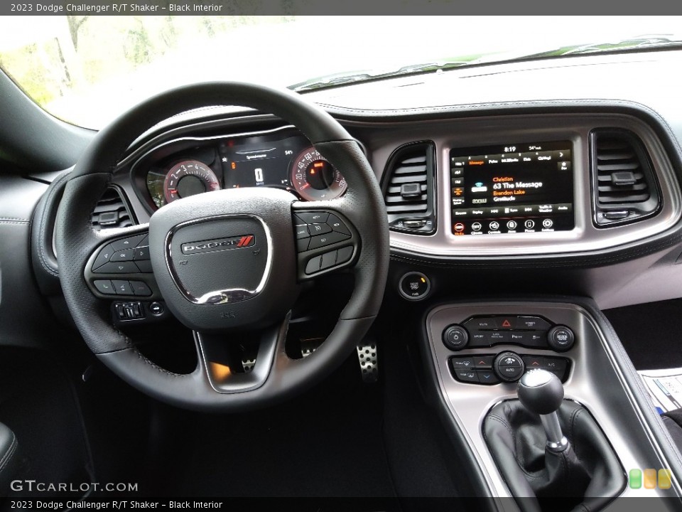 Black Interior Dashboard for the 2023 Dodge Challenger R/T Shaker #145873667