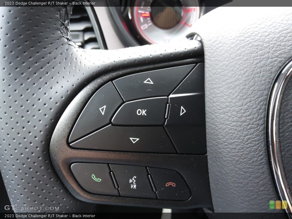 Black Interior Steering Wheel for the 2023 Dodge Challenger R/T Shaker #145873691